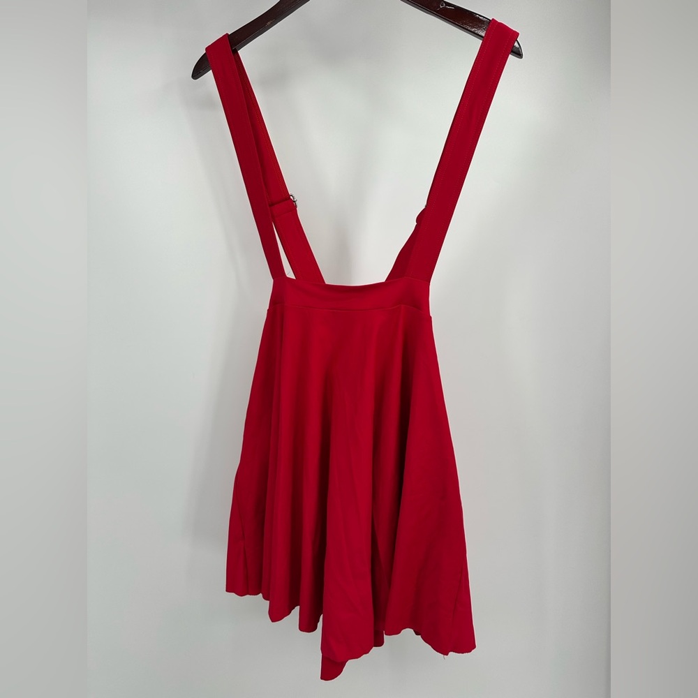 Black Milk Red Suspender Skirt